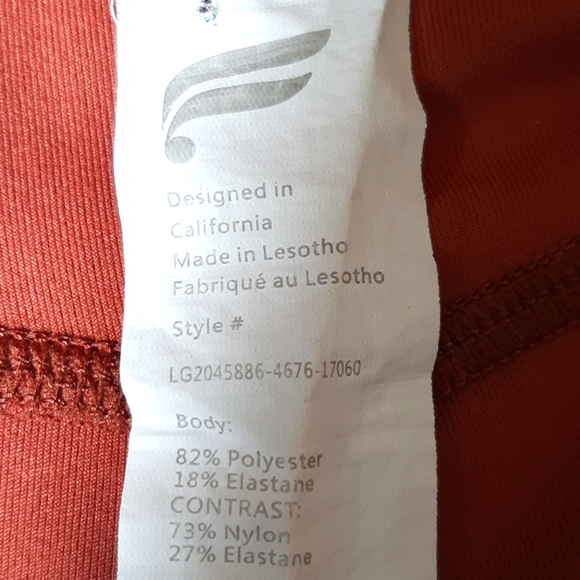 FABLETICS "Pure Lux" Cropped Yoga Pants Tiger Print XL - Picture 9 of 9